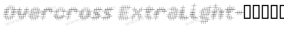 Overcross ExtraLight字体转换